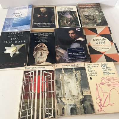 POETRY BOOK BUNDLE x 11 Paperback Books VARIOUS AUTHORS