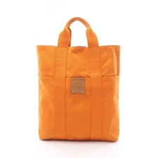 /Hermes Hermes Four Toe Cabas Tote Bag Canvas Ladies Orang