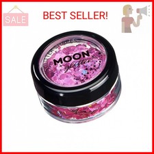 Moon Glitter Holographic Glitter Shapes 100 Cosmetic Glitter for Face, Body, Na