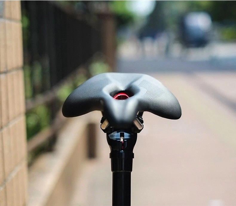 Almohadilla de sillín de bicicleta de carreras PROMEND carretera MTB montaña TT sillines de bicicleta asiento hueco Foto 4 de 4