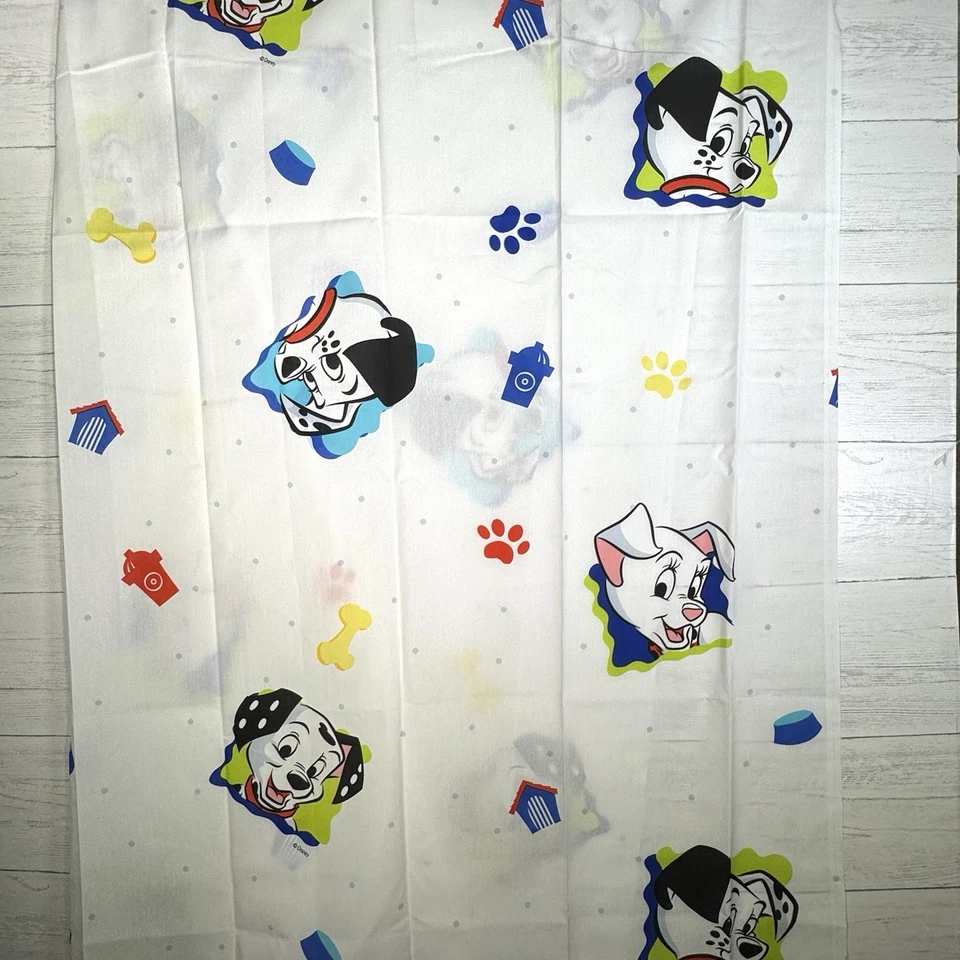 NUEVO Juego de Sábanas Gemelas Vintage Disney 101 Dálmatas Hecho en EE. UU. Foto 2 de 3