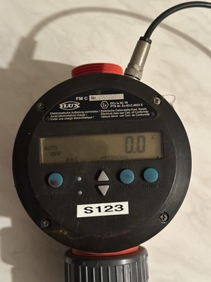 FLUX FMC PP 1/A Industrial Flow Meter   Used, Made in Germany