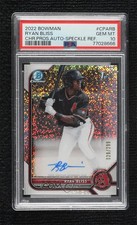 2022 Bowman Chrome Prospect Speckle Refractor Ryan Bliss PSA 10 GEM MT Auto w5p