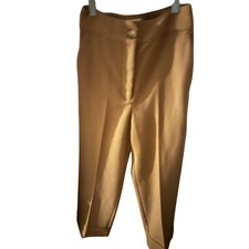 SEZANE Tailored High Waisted Trousers Camel Size 34