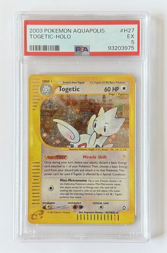 Togetic graded PSA 5 for sale on eBay