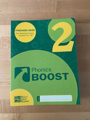 Really Great Reading Phonics Boost Passages 2 Bundle of 6 Student Workbooks -NEW