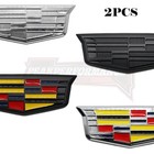 2pcs Fender Marker Door Side Badge Emblem Car Decoration Sport V For Escalade