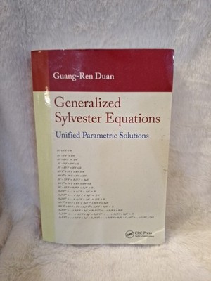  Generalized Sylvester Equations : Unified Parametric Solutions, PB 