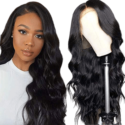 - ✨#1 BLACK 26” NATURAL BODYWAVE LACEFRONT  WIG *NWT Amazon.com : Fayniss 26 Inch Body Wave Lace Front Wigs Human  main image 4