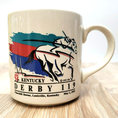 119th Kentucky Derby Festival Coffee Mug Cup Coca cola week 1993 (S2-3)