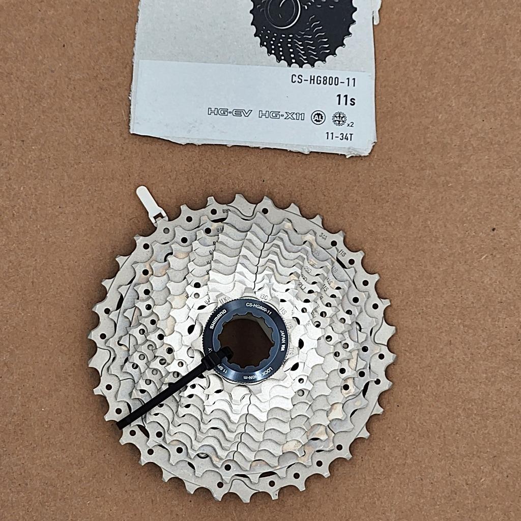 Shimano Ultegra CS-HG800 11 Speed 11-34t Silver Bicycle Cassette OPEN PACKAGE