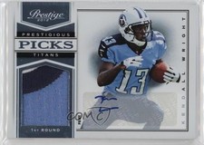 2012 Playoff Prestige Prestigious Picks 83/99 Kendall Wright #7 Patch Auto ow3