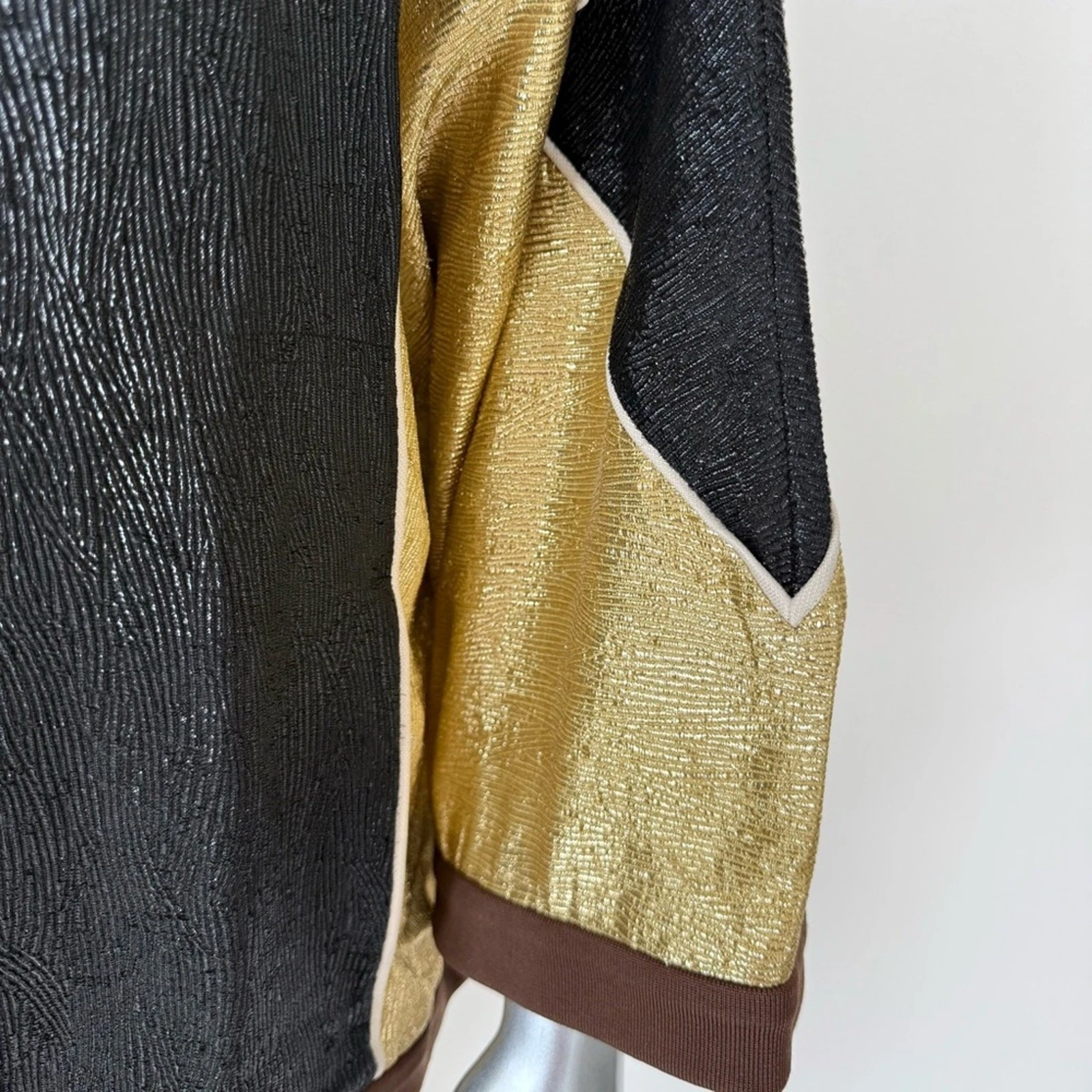 Gucci giacca kimono seta unisex taglia XS autentica vendita al dettaglio 4200$