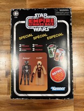 Kenner Star Wars TESB Retro Collection 3.75  Zuckuss & 4-Lom 2 Pack Figures NEW