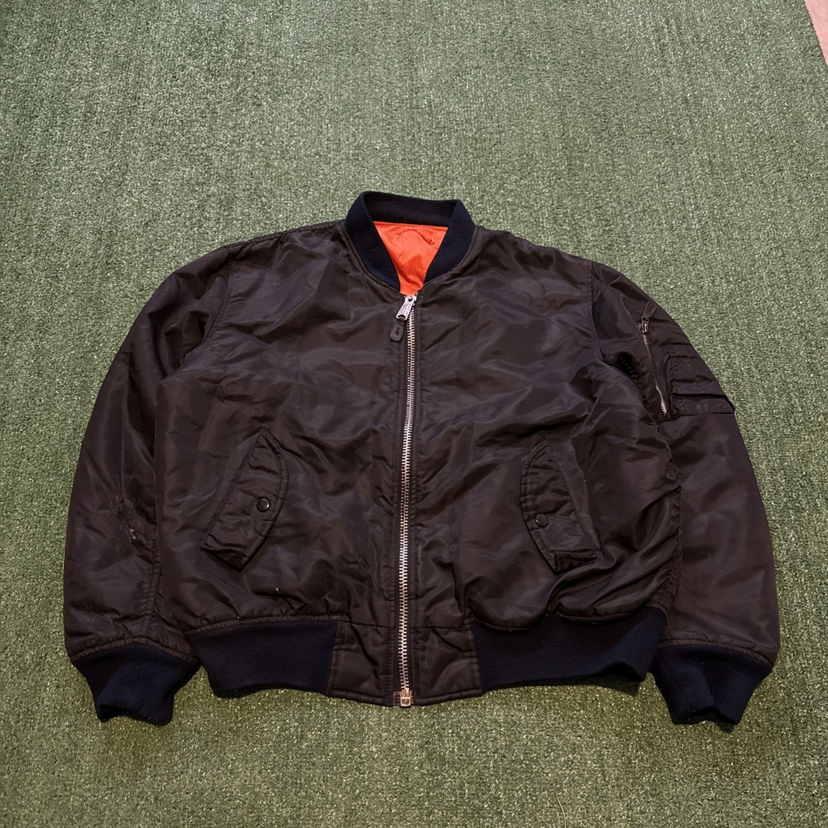 Vintage Alpha Industries Intermediate MA-1 Flyer Reversible Bomber