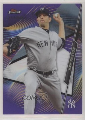 2020 Topps Finest Purple Refractor 24/250 James Paxton #96 00gy