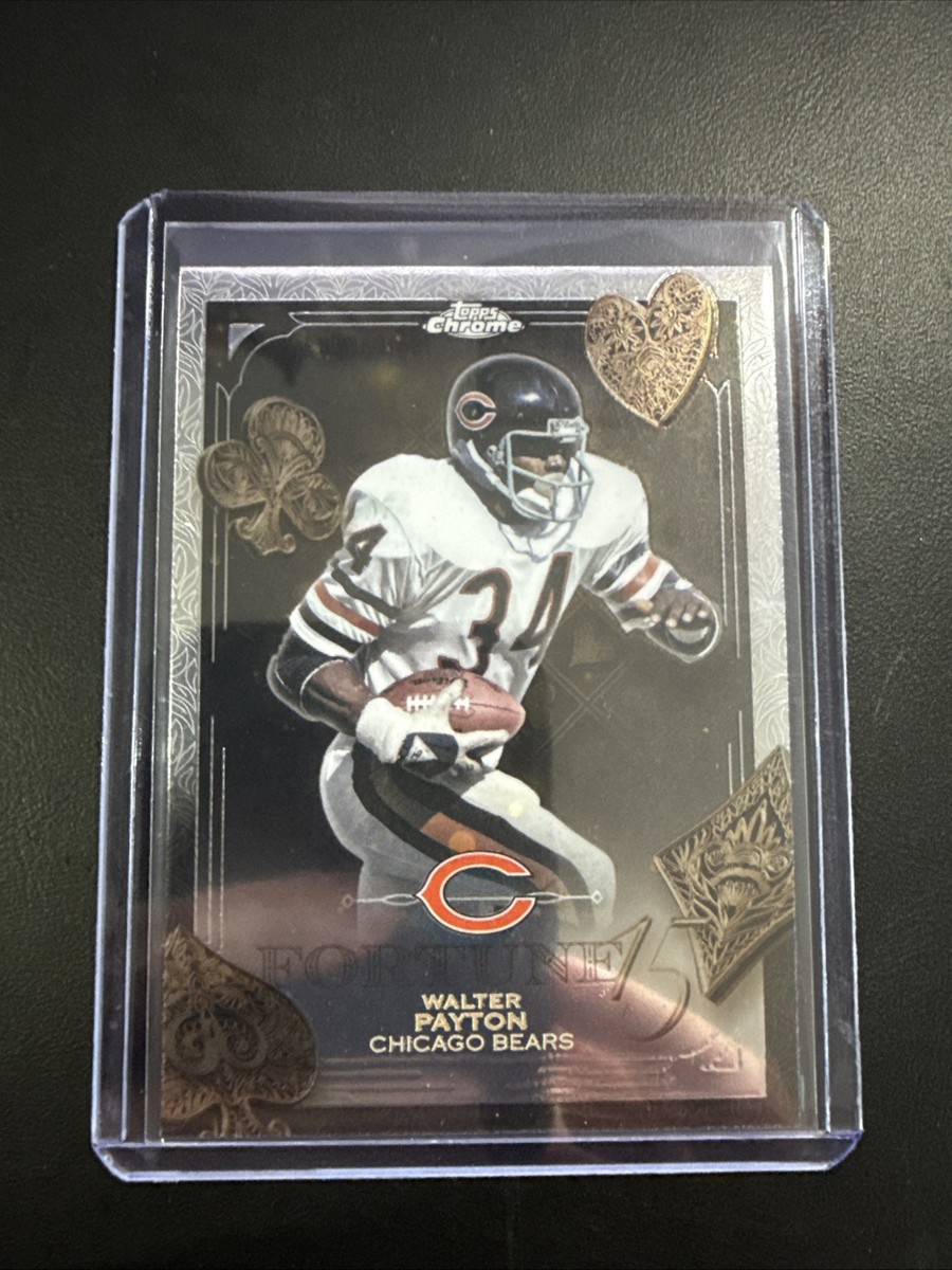 【超レア】ウォルター・ペイトン(シカゴ・ベアーズ#34）NFLダンバリーミント社 Walter Payton 2025 Topps Chrome Fortune 15 #F15-34 Chicago Bears