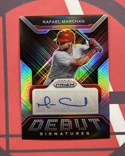Rafael Marchan 2022 Prizm Debut Signatures Prizm Silver Auto Phillies