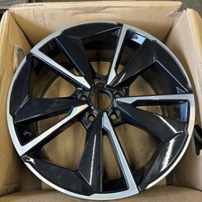 1 X Nissan Qashqai J12 19” Alloy Wheel 7.5J ET45 40300-6UA3A Black diamond Cut