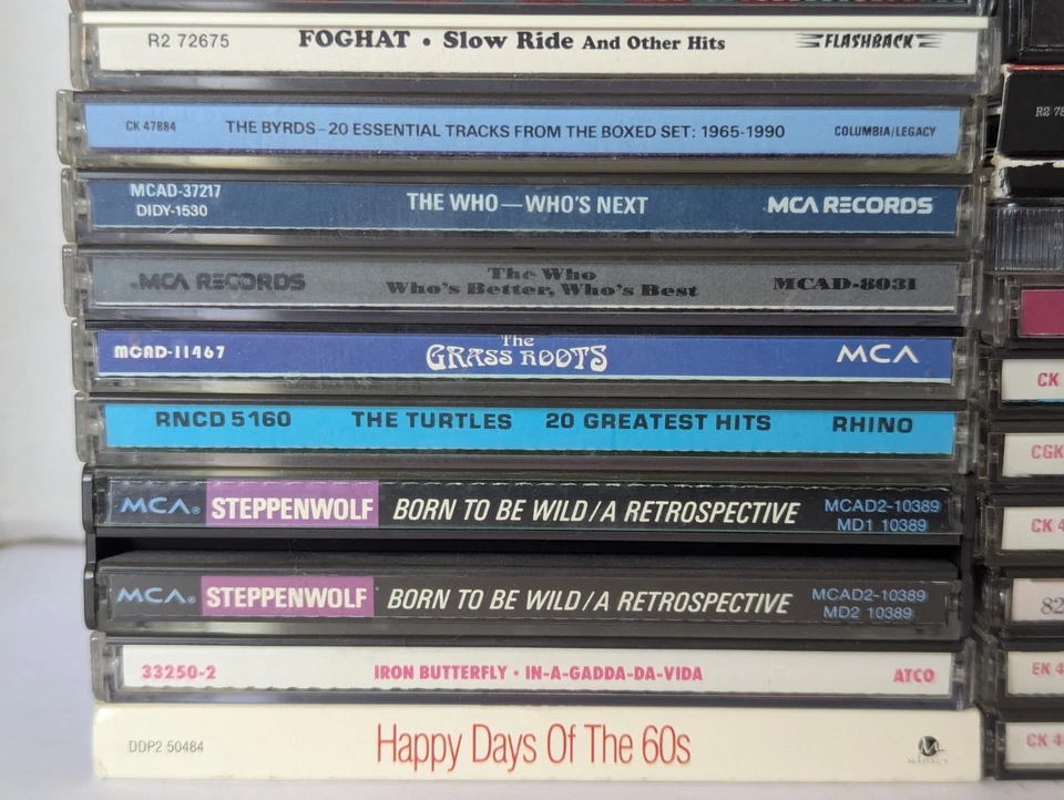 75 CD лот классический рок 60-х 70-х 80-х 90-х хард-рок гитара винтажный Бесплатная доставка - Изображение 4 из 4