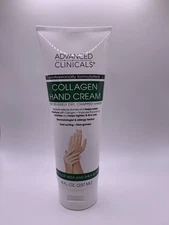 Advanced Clinicals Collagen Hand Cream for Severely Dry Chapped Hands ~ 8 fl oz