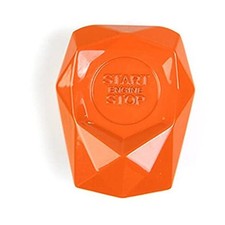 Engine Start/Stop Button Cover, Push to Start Button Ignition Cover Orange