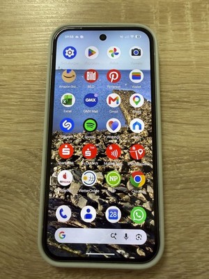 Google Pixel 10a, Farbe fog, inkl. Original Cover und 2 unbenutzte Schutzgläser