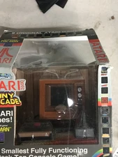 Atari 2600 Tiny Arcade Worlds Smallest Mini Micro Console TV with 10 Games 