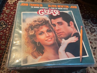 GREASE ORIGINAL MOTION PICTURE SOUNDTRACK , 1979 DOUBLE VINYL LP, RSO RECORD,VG