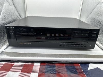 Sony CDP-C245 5-Disc CD Player Changer High Density Linear Converter - Works!
