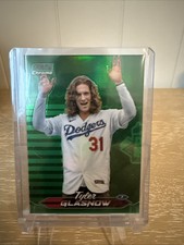2024 Topps Stadium Club - Tyler Glasnow #127 Chrome Green Refractor