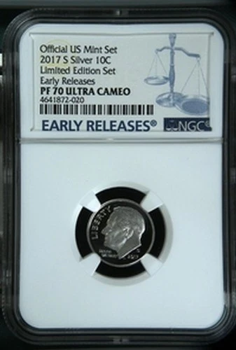 2017 S Silver Limited Edition Set Early Releases 10C NGC PF 70 UCAM