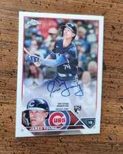 2023 Topps Chrome Jared Young RC Auto Rookie Card Auto Chicago Cubs