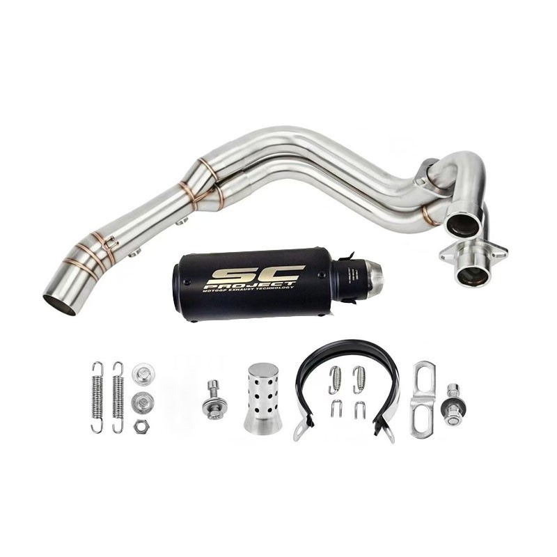 YZF R7 2021-2026 for Yamaha MT-07 Whole System Exhaust Header Pipe Muffler Tips