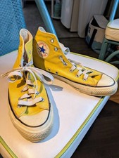 Vintage 60s-70s Converse Chuck Taylor All-Stars Made In USA Yellow Size 6