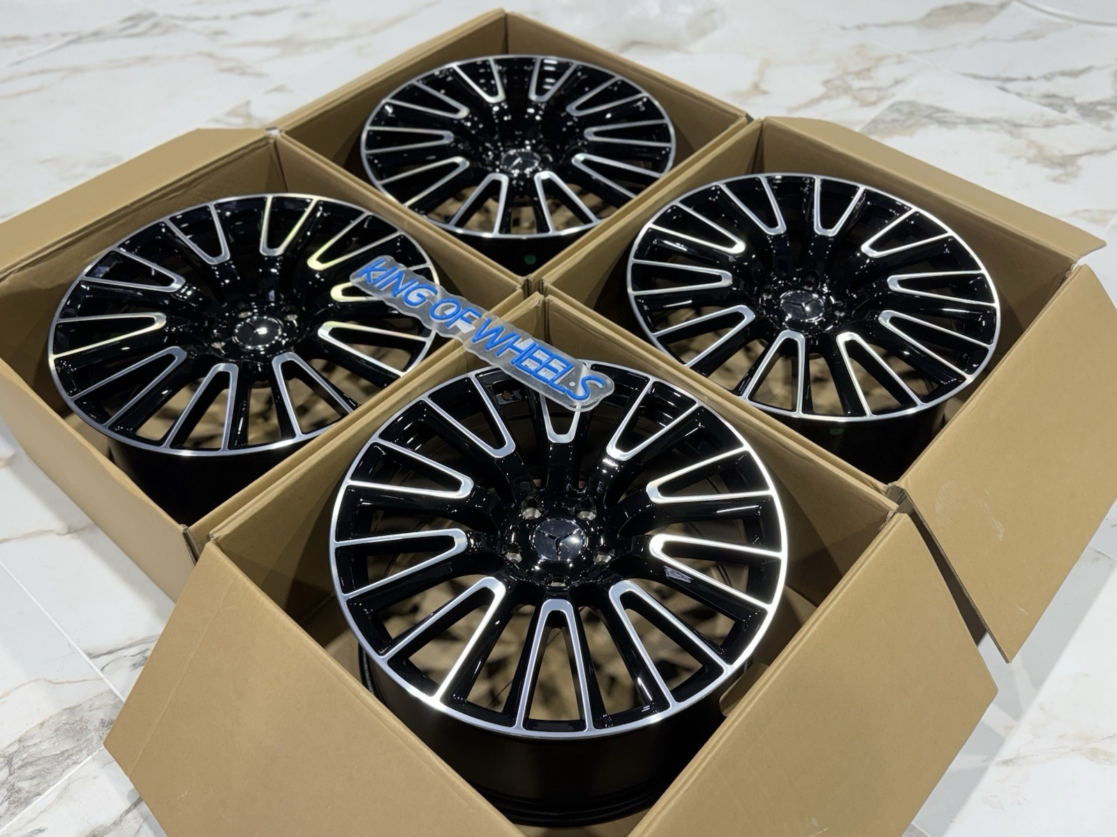 22"x10 BRABUS AMG Rims Wheels FITS Mercedes Benz G63 G550 G Wagon 5x130 G500