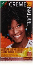 Case of 12 Creme of Nature Liquid Hair Color, Jet Black - C10