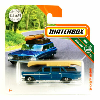 Matchbox Short Card '59 Chevy Wagon           MBX Road-Trip  8/35