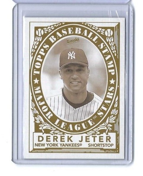 Derek Jeter 2006 Topps Bazooka Baseball Stamp Card #12 New York Yankees HOF
