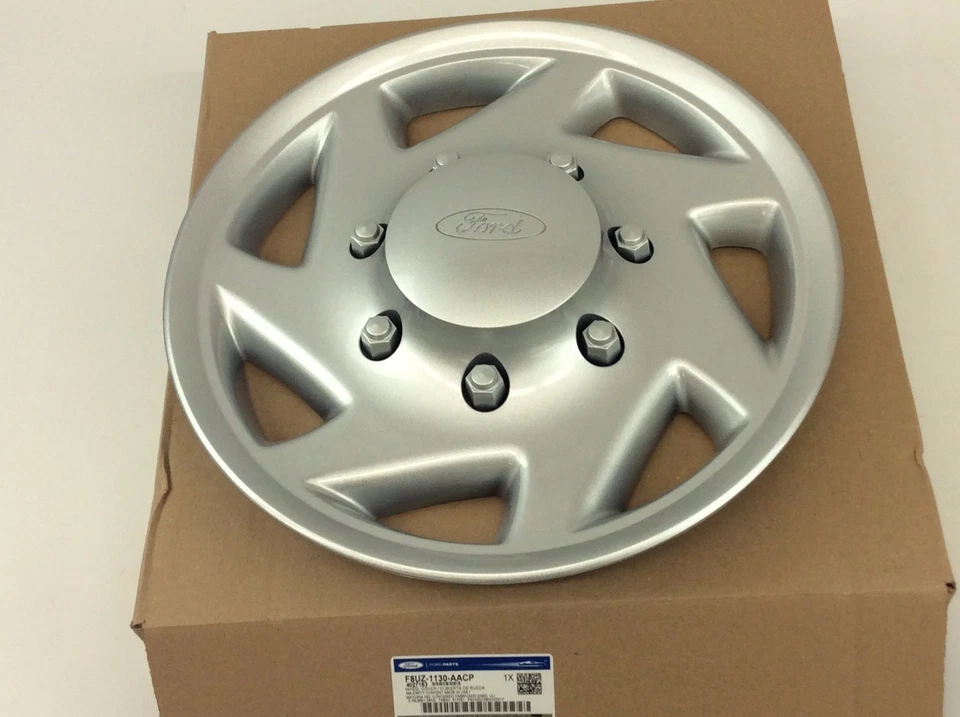 Tapacubos de rueda Ford Econoline E250-E450 1998-2018 16" nuevo OEM F8UZ-1130-AA Foto 4 de 4