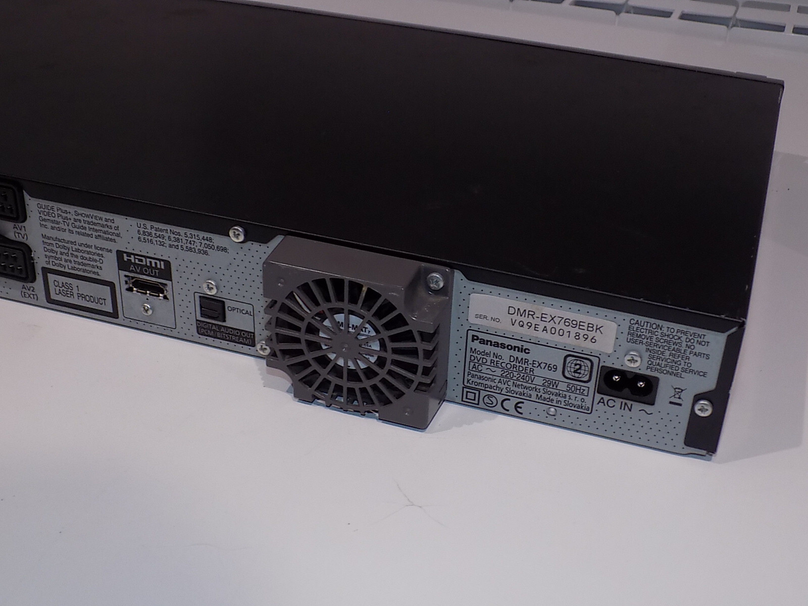 Panasonic DMREX769 DVD HDD Freeview Recorder 160GB Black FAULTY SPARES