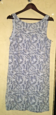 BNWT Women s  Next Shift Dress Summer Mid Blue  UK 8/US 4