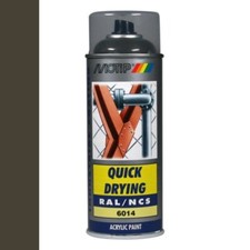 MOTIP ACRYLIC INDUSTRIAL RAL SPRAY PAINT 400ML FOR METAL WOOD PLASTIC GLASS NEW
