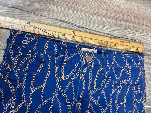 L’ AGENCE WOMENS ROYAL CHAIN LINK HIGH RISE SKINNY CROP JEANS SZ 29 L24.5 EUC - Picture 7 of 10