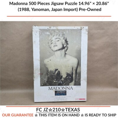Madonna 500 Pieces Jigsaw Puzzle 14.96'' × 20.86'' (1988, Yanoman, Japan Import)