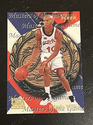 1996 FLEER TEAM USA SPECIAL ISSUE MASTERS OF THE GAME REGGIE MILLER #34