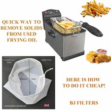 AS EASY AS  CHIPS  - SOLUTION HOW TO CLEAN FRYER COOKING OIL FOR REUSE FREE POST