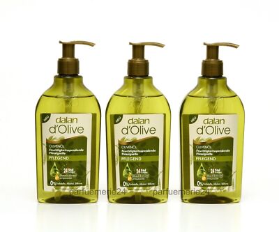 dalan d'Olive Olivenöl Flüssigseife pflegend 3 x 300 ml im Set NEU