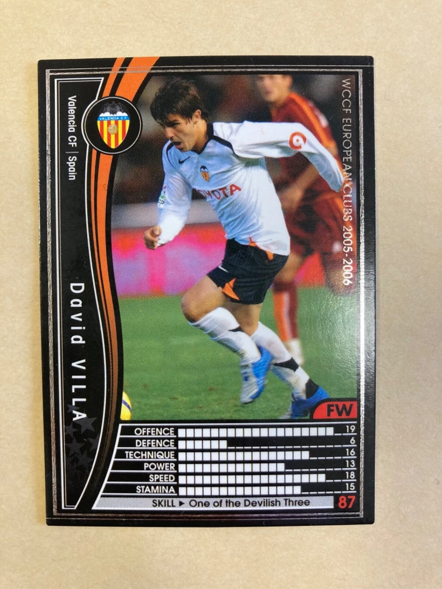 2005-06 Panini WCCF European Clubs - David Villa #320/336 for sale