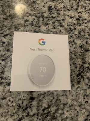 NEW SEALED - Google Nest Smart WIFIThermostat -Model G4CVZ SNOW(White) (29)